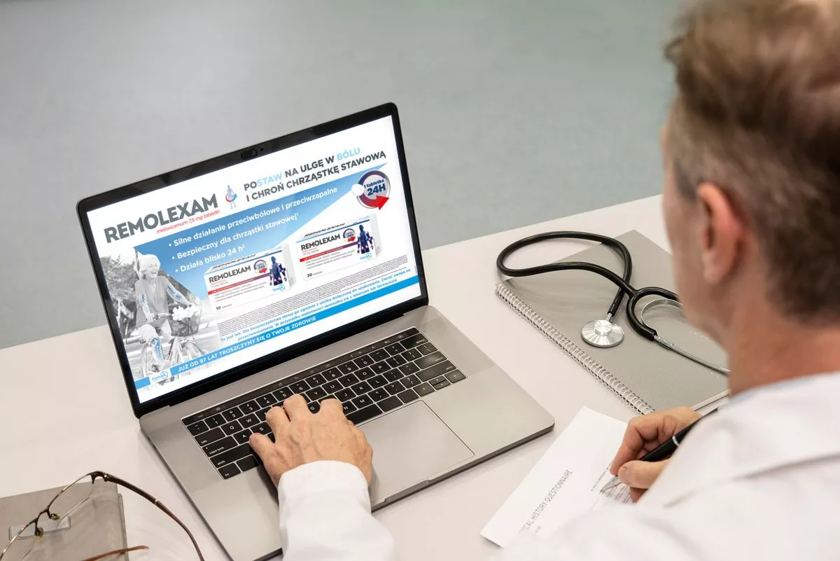 Projekt prezentacji leku RX Remolexam wykonany przez PharmaPack Design