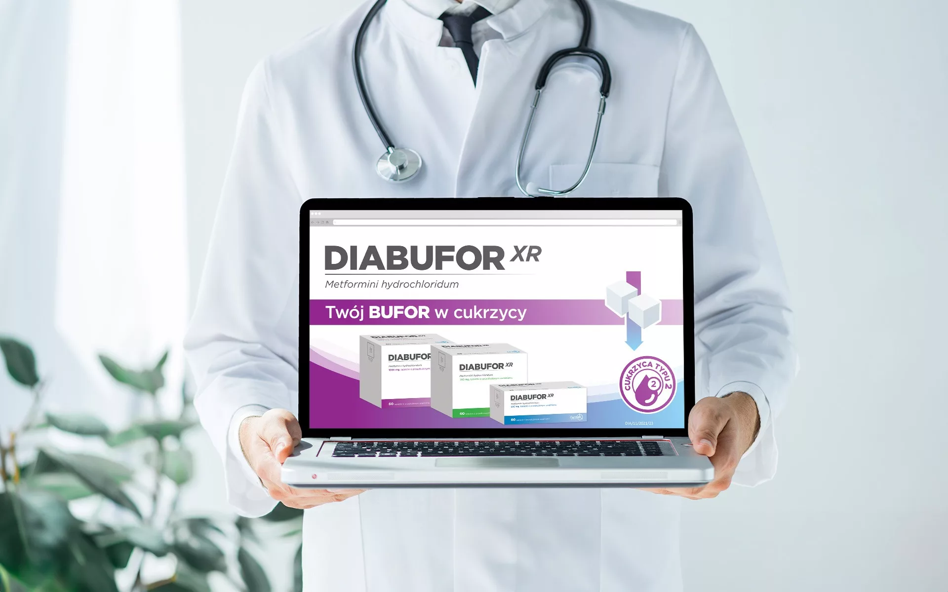 Projekt prezentacji dla DIABUFOR XR - PharmaPack Desing