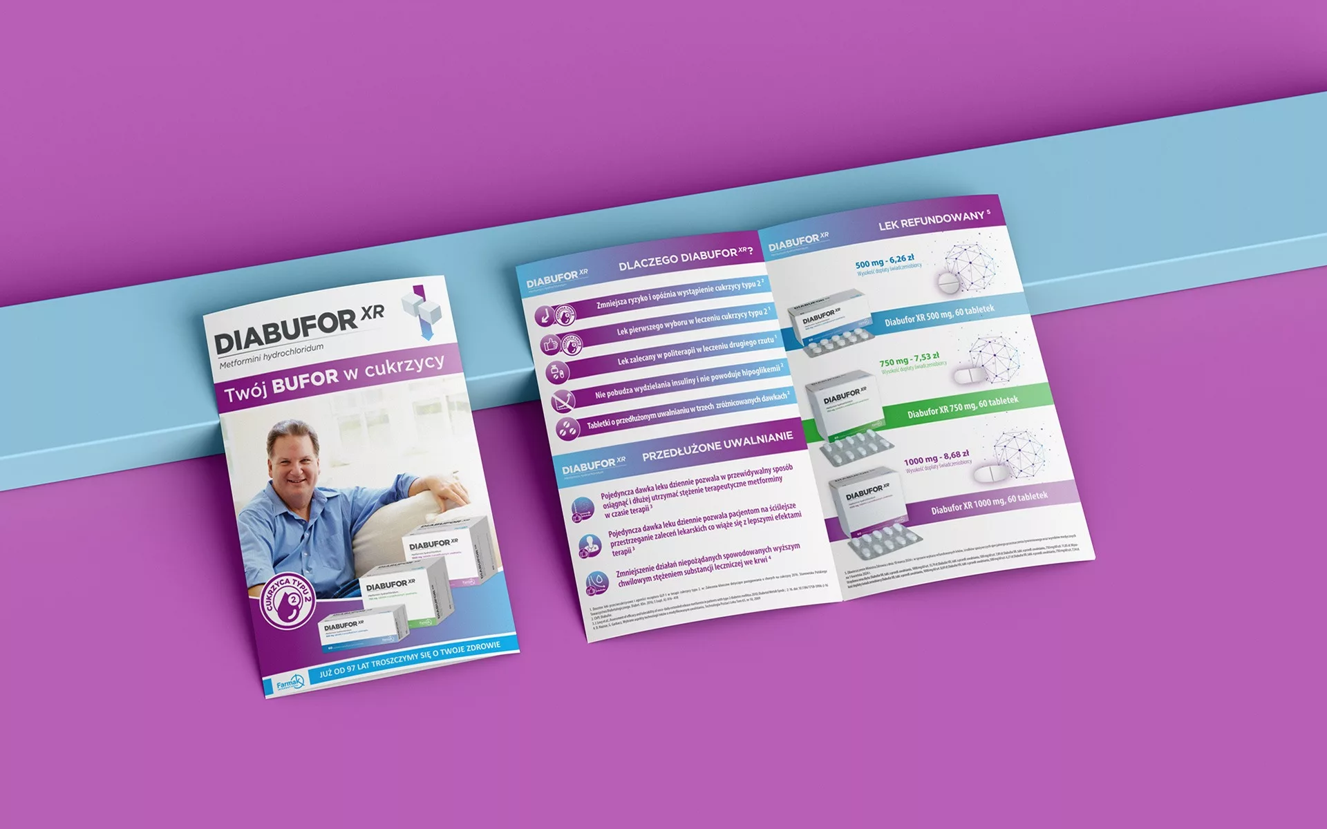 Projekt ulotki dla pacjenta dla DIABUFOR XR - PharmaPack Desing