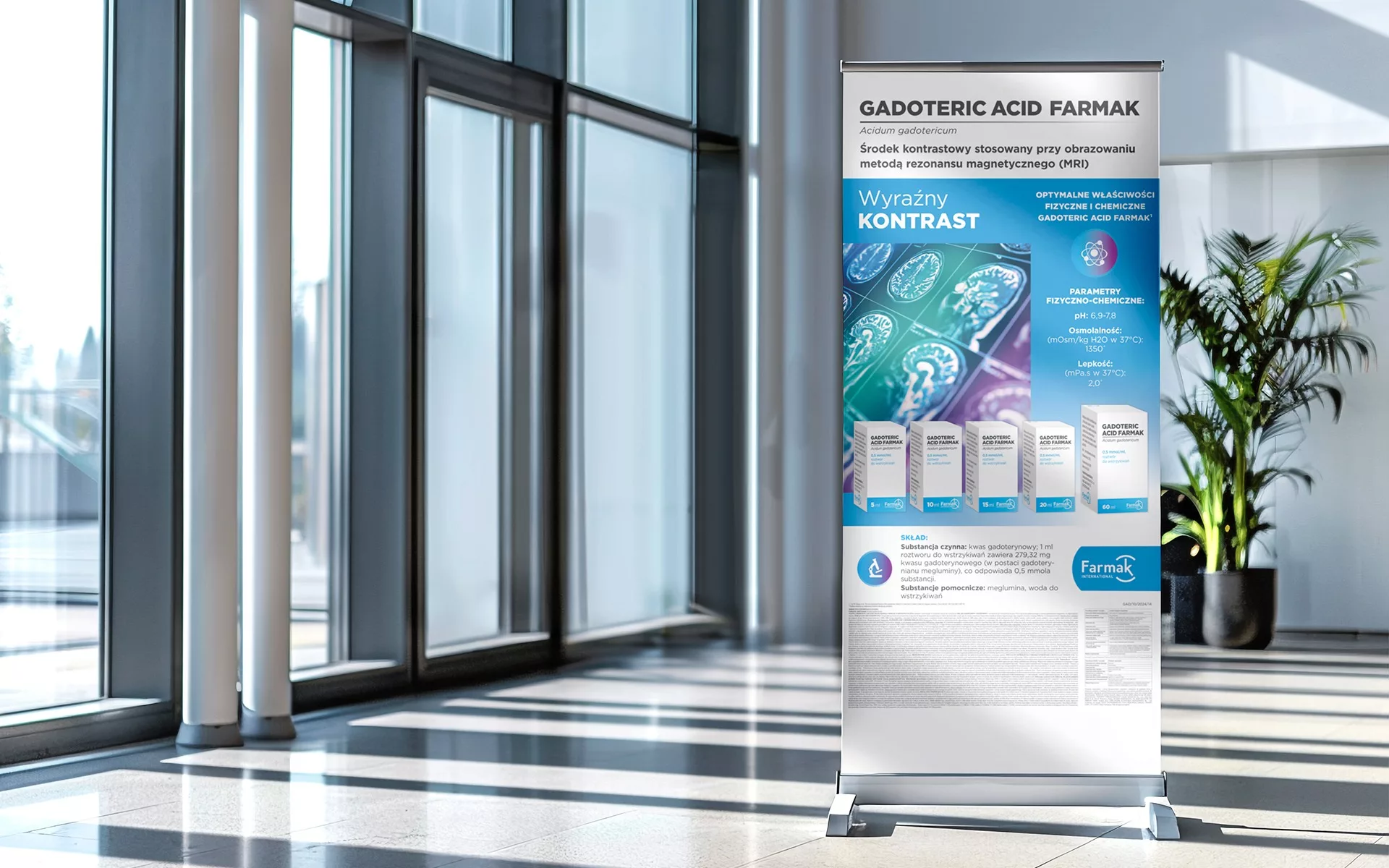Produkcja opakowań dla Gadoteric Acid Farmak - PharmaPack Desing