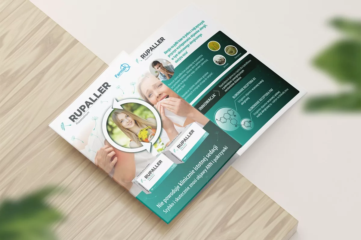 Ulotka leku RX Rupaller przygotowana przez PharmaPack Design