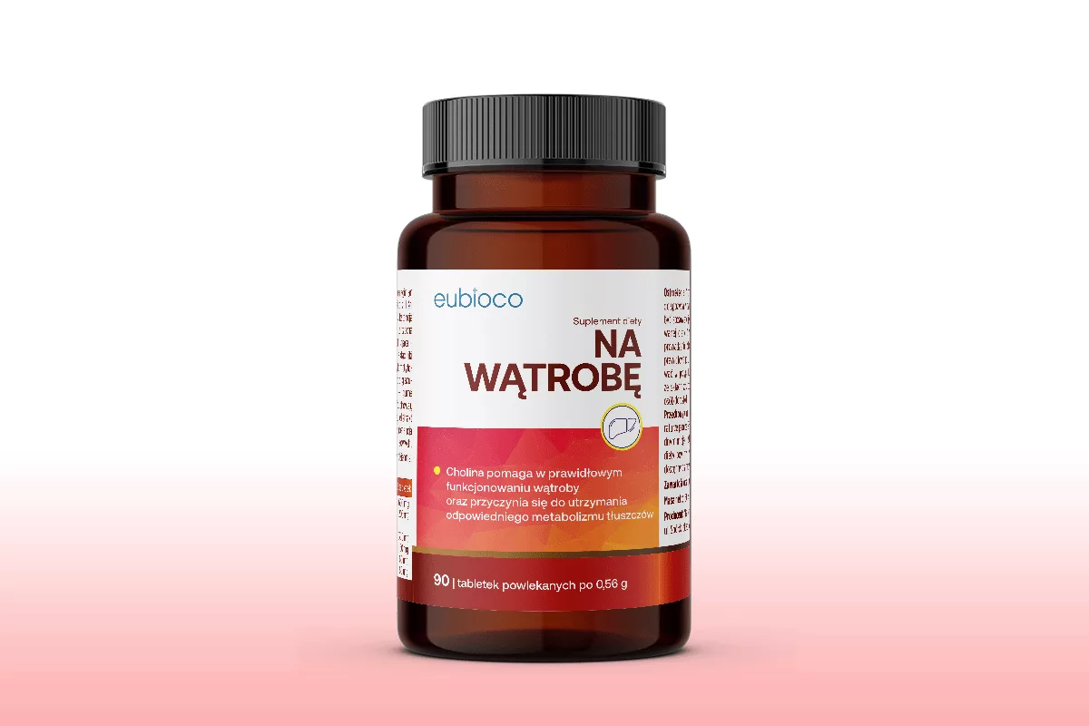 Projekt opakowania suplementu diety Na Wątrobę Eubioco przygotowany przez PharmaPack Design