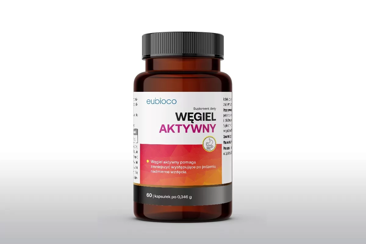 PharmaPack Design – projekt opakowania suplementu diety Węgiel Aktywny Eubioco