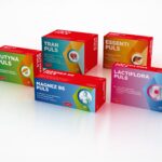 Projekt linii opakowań suplementów dla aptecznej marki własnej