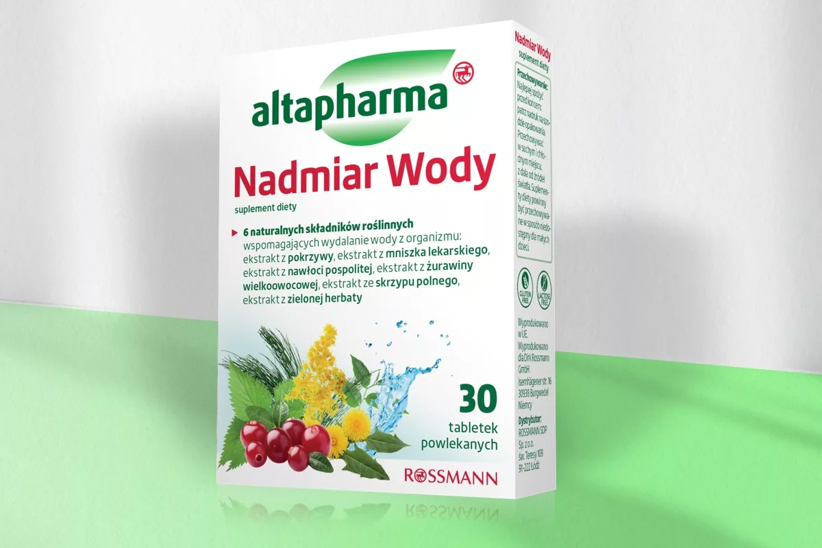 PharmaPack Design – projekt opakowania suplementu ALTAPHARMA (Rossmann)