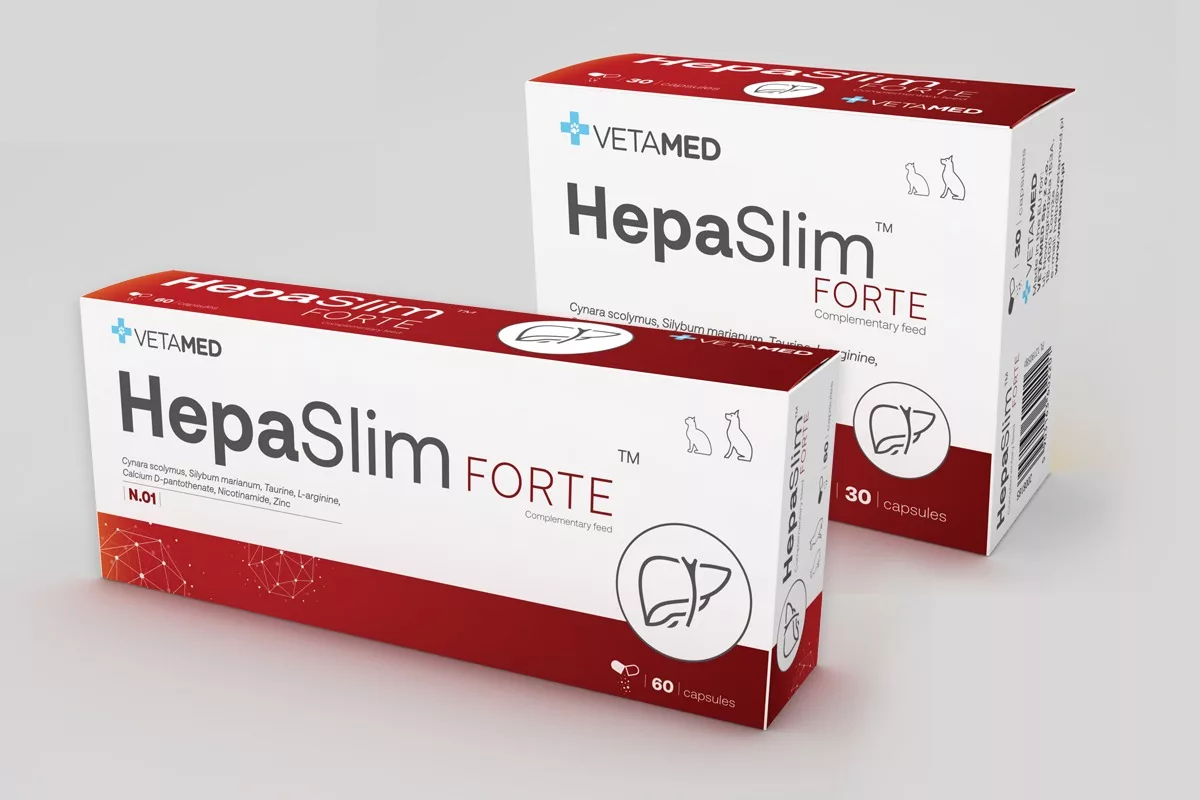 Projekt opakowań dla linii suplementów diety dla zwierząt, wykonany przez PharmaPack Design